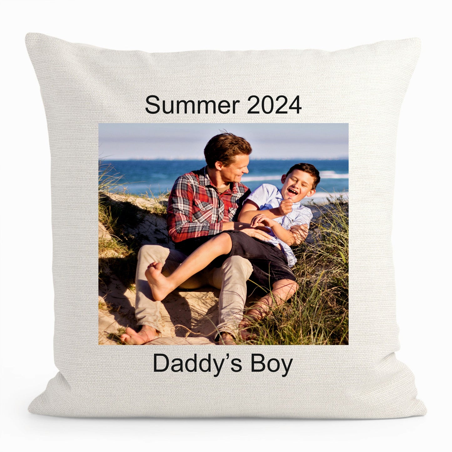 Photo Cushion With Any Text