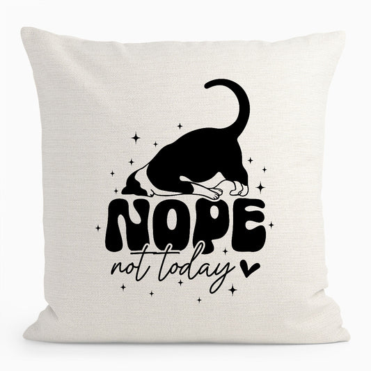 Personalised Nope Not Today Cushion D1