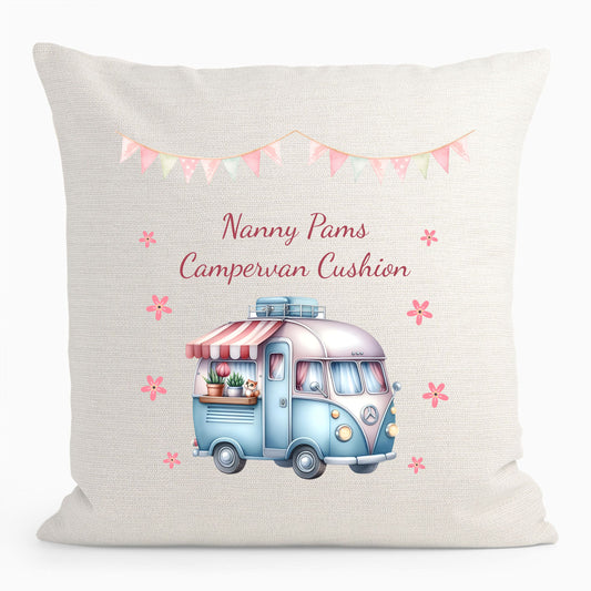Personalised Campervan Cushion D1