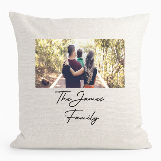 Photo Cushion With Text