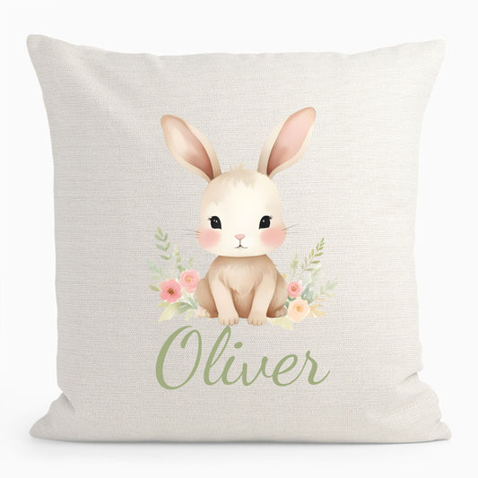 Personalised Baby Rabbit Cushion